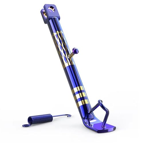 Motorcycle Side Stand, 9.84″ Anti-Tip Motorcycle Parking Stabilizer, Heavy Stable Non-Slip Motorbike Side Stand Modification Accessory, Universal for Most Motorcycles - size: 25cm