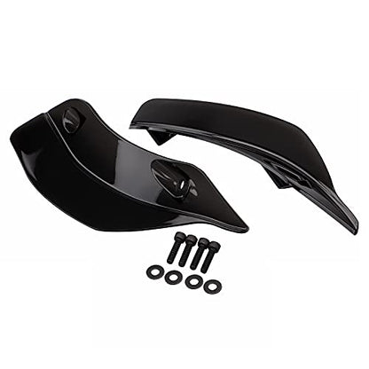 Side Fairing Wind Windshield Air Deflector for Harley Road Glide FLTRX FLTRU FLTRXS 2015-2023 Black - color: Black