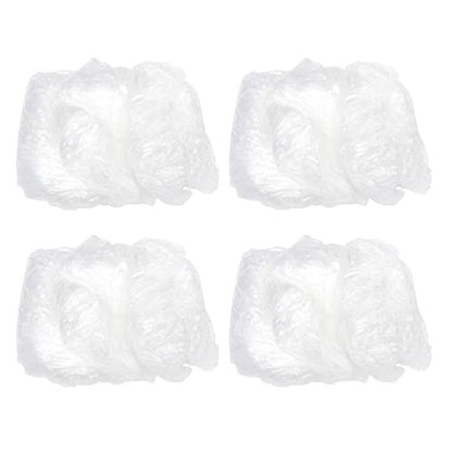 Disposable Waterproof Motorcycle Covers 4-Pack Clear Plastic Bike Protective Covers 78.74X47.24X19.68In Weatherproof Outdoor Dust Rain Protection - size: M