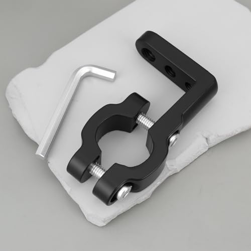 2Pcs Motorcycle Headlight Bracket Spotlight Bumper Mount Tube Clamp Holder for 17-22mm Tube