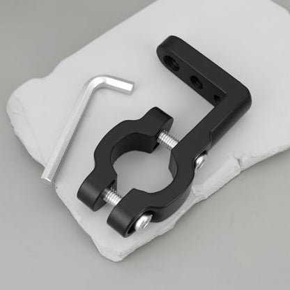 2Pcs Motorcycle Headlight Bracket Spotlight Bumper Mount Tube Clamp Holder for 17-22mm Tube