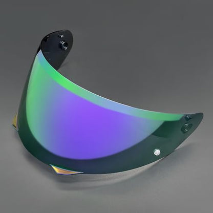 HJ-33 Helmet Visor For i90.Replacement Motorcycle Helmet Shield Compatible with HJC i90 (Revo Deep Purple) - color: Revo Deep Purple