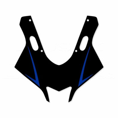 Motorcycle Front Fairing Reflective Sticker Decals,Dark Blue | Compatible with Yamaha YZF R25 R3 2019-2022 - color: Dark Blue