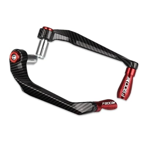 Motorcycle Lever Guard, Motorcycle Accessories Aluminum for B&MW F900XR F900R F900 R F900 XR 2020 2021 2022 Levers Guard Brake Clutch Handlebar Protector - color: F900XR LOGO-06
