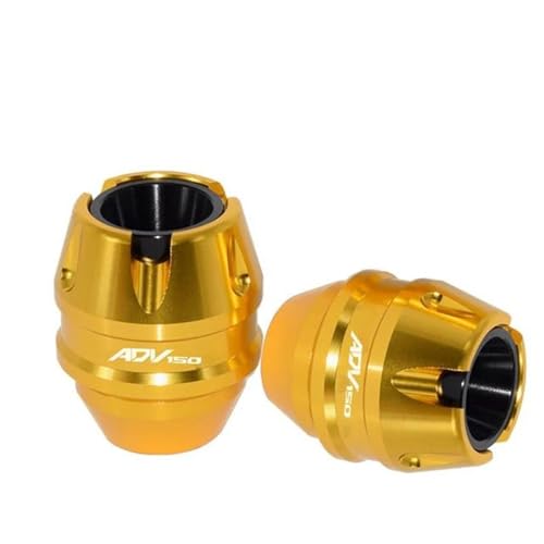 Engine Accessories Front Rear Wheel Axle Fork Crash Sliders Fall Protection for ADV150 ADV350 ADV 150 350 (Color : Front Gold3) - color: Front Gold3