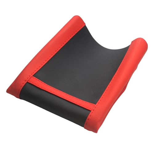 Universal Motorcycle Seat Cover Non-Slip Suitable Rubber Striped Seat Covers Soft for CRF150F CRF230F CRF250F CRF 150F 230F 450F 450R 250R Dirt Pit Bike Motocross Motorbike Off Road (Black+Red) - color: Black+Red