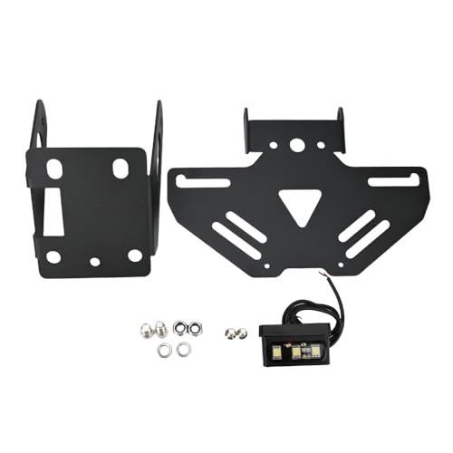 Foldable License Plate Holder with License Plate Light, Compatible with OEM/Stock Turn Signal Motorcycle Fender Eliminator Compatible with Z900 2025 Z900SE 2025 Accessories