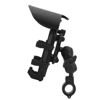 Motorcycle Phone Mount, Anti Shake Vibration Dampener High Speed Secure Lock Bike Phone Holder, Handlebar Mount with Adjustable Bracket and Anti Theft Design for