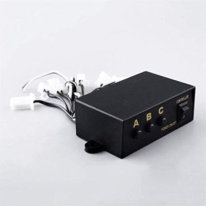 BININBOX 6 Ways LED Light Flasher Flash Strobe 3 Modes Controller Box Control For DC 12V Car Truck Motorcycle Vehicle