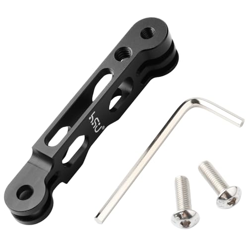 HSU Extension Arm for GoPro, Aluminum Helmet Stick Extension Arm Mount for GoPro Hero 13/12/11/10/9/8/7/6/5 Black, DJI Osmo Action and More (3.3") - color: 3.3" Black
