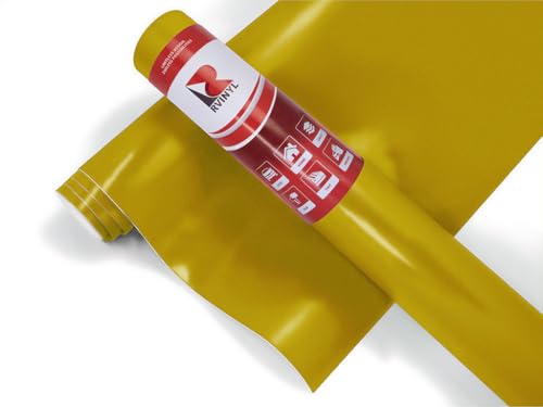 3M 2080 Series S335 Satin Bitter Yellow Dual Cast Car Wrap Vinyl Film and Controltac Air Release Adhesives - 1ft x 1ft - Bubble Free Sheet Roll for Vehicles, Rims and Signs - color: Satin Bitter Yellow - 2080 S335, size: 1ft x 1ft