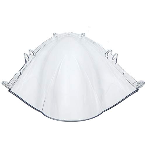 HTTMT- Clear Double Bubble Windscreen Windshield For 2012-2014 DUCATI 899/1199 [P/N: CFP-2310-3-CL] - color: Clear