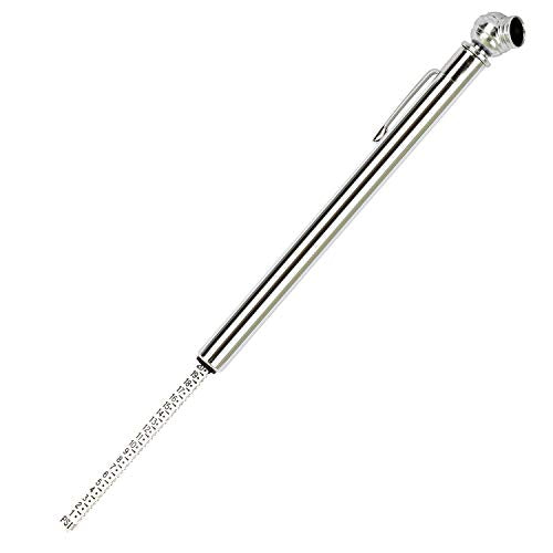 Low Pressure Pencil Tire Gauge 1-20 PSI for Golf Carts, ATV'S and Air Springs