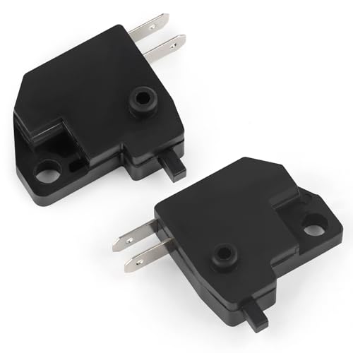 Motorcycle Brake Light Switch 1 Pair (Left and Right),Universal Brake Light Switch Sturdy Plastic for 50cc-250cc ATV, Dirt Bike, Scooter, Moped,Compatible with Honda, Kawasaki, Suzuki, Yamaha