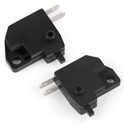 Motorcycle Brake Light Switch 1 Pair (Left and Right),Universal Brake Light Switch Sturdy Plastic for 50cc-250cc ATV, Dirt Bike, Scooter, Moped,Compatible with Honda, Kawasaki, Suzuki, Yamaha