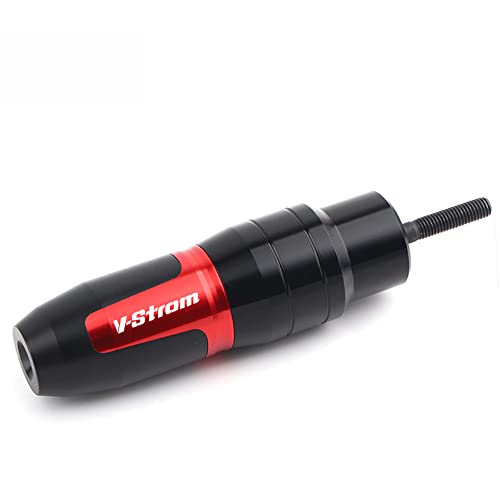 For SUZUKI V-Strom 250 650 1000 DL250 DL650 DL1000/V-Strom1000/XT Motorcycle CNC Aluminum Frame Crash Pad Exhaust Sliders Crash Protector slider - color: red