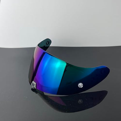 R1 Air Helmet Visor Replacement,Tinted Motorcycle Helmet Face shield Windshield lens for R1,R1 Air,R1 EVO,T520,ST1400,391 (Rainbow) - color: Rainbow