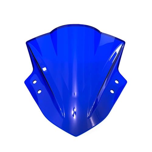Windshield Screen Wind Deflector For Ninja 250 For Ninja 300 2013 2014 2015 2016 2017 Windscreen Windshield Visor Wind Screen Deflectors Shield(Blue) - color: Blue