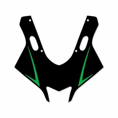 Motorcycle Front Fairing Reflective Sticker Decals,Green | Compatible with Yamaha YZF R25 R3 2019-2022 - color: Green