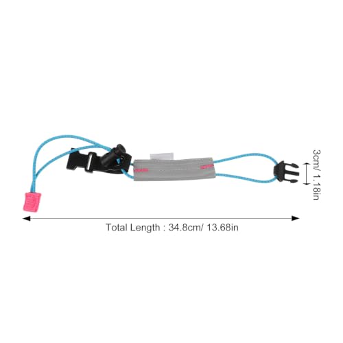 2 Pcs Reflective Bike Pants Straps with Adjustable Polypropylene Fiber Bands for Night Running Safety and Outdoor Cycling Activities