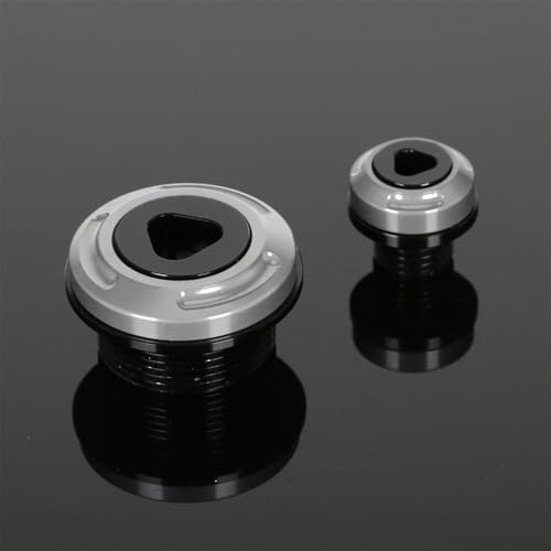 Monkey125 Engine Crankcase Cover Plugs Compatible with Monkey 125 GROM CT125 DAX 125 CNC Motorcycle Accessories Crankcase Hole Plug (Titanium) - color: Titanium3