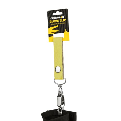 OPENMOON Glove Leather Clips (Yellow) - color: Yellow
