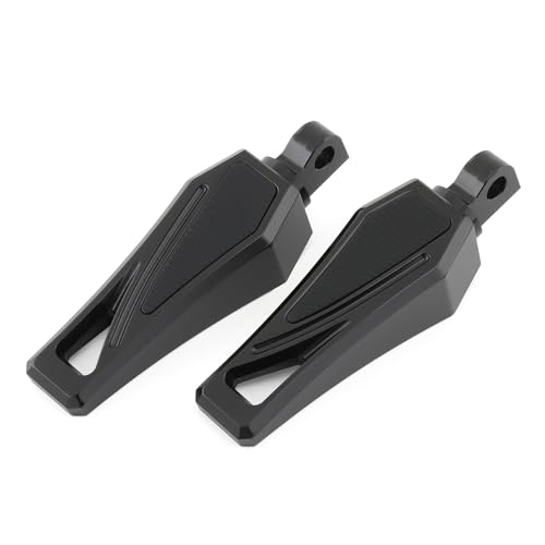 Motorcycle Foot Pegs Phantom Pegs Male Mount Footrest for Harley Dyna Fat Bob Low Rider Touring Road Glide Road King Street Glide Electra Glide Sportster XL 883 Softail Breakout Universal (Black) - color: Black