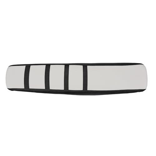 Seat Cover for Yozma IN10 Electric Dirt Bike,Black Stripe Non-Slip PVC Motorcycle Cushion Cover for E Dirt Pit Bike Ebike Yozma in 10-White - color: White-2
