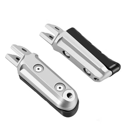 Motorcycle black Foot Peg Front Footrest for Honda CB 1300 CBR 1100 CB 1100 XL 1000 VTR 1000 CBR 1000 CB 1000 VFR 800 Fi-Y 00 CB 750 NTV 650 NT 650 NTV 600 CBR 600 CB 600 CBR 500 CB 400 VTR 250 XL 125 - color: Black#5