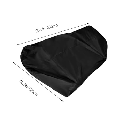 Motorcycle Cover XL Portable Tarpaulin Protective Bag for All Weather Sunscreen Dust Protection with Lockhole Essential Gear for Motorcycle Enthusiasts Black
