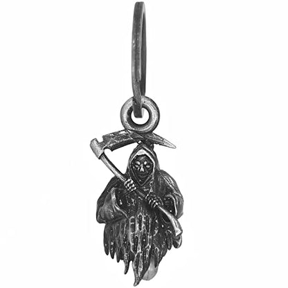 Dream Apparel Motorcycle Bell Guardian Angel Drive Away Gremlin, Biker Bell for Men Women Rider Riding, Good Luck Gift - color: Grim Reaper 02
