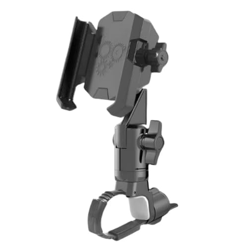 Shockproof Motorcycle Phone Holder, Universal Bike Handlebar Mount for GPS Navigation, Compatible with E-Bike Mountain Bicycle (Style A) - color: Style A