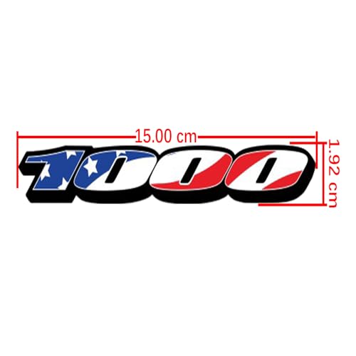 Motorcycle Reflective Vinyl Fairing Sticker Decal for GSXR1000 (Blue&Red) - color: Blue White Red