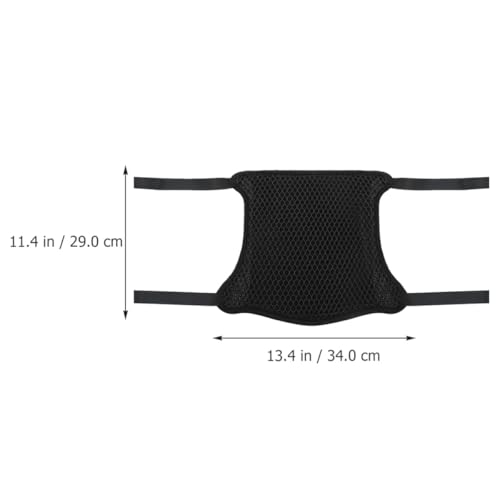 Motorcycle Seat Cover Mesh Pad Reusable Insulation Cushion Protector Universal Fit Heat Resistant Sunshade for Motorbike Outdoor Use