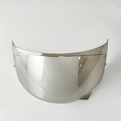 HJ-34P Helmet Visor Replacement for HJC C10.Motorcycle Helmet Shield UV Protection Compatible with HJC C10 (Revo Clear Silver) - color: Revo Clear Silver