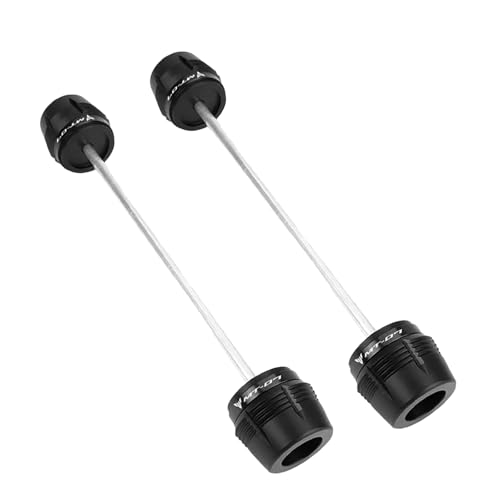 Motorcycle Body Frame Slider MT07 MT09 MT03 Crash Slider For YA&MAHA MT 07 09 03 2014-2024 2025 Motorcycle Accessories Front Rear Wheel Axle Fork Protector - color: Front Rear Black-07