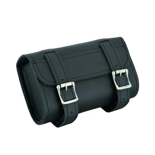 Daniel Smart Motorcycle Tool & Windshield Bag - Premium Synthetic Leather Pouch with Metal Buckle for Strong Hold | Durable & Waterproof - style: Ds5727
