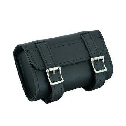 Daniel Smart Motorcycle Tool & Windshield Bag - Premium Synthetic Leather Pouch with Metal Buckle for Strong Hold | Durable & Waterproof - style: Ds5727