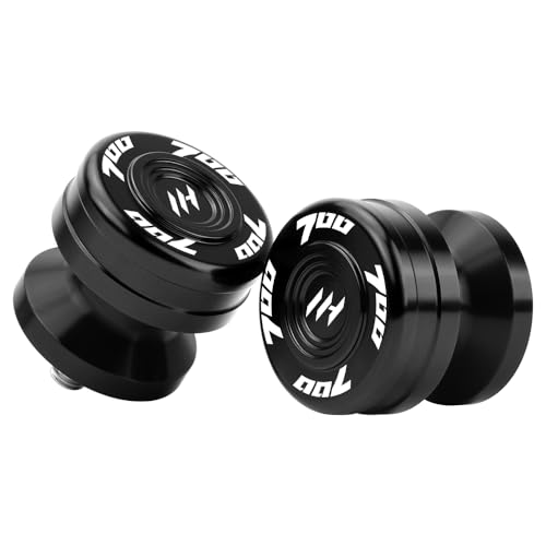 Motorcycle Swingarm Spools Slider -M6 For Tenere 700 (T7) (XTZ700) 2019-2025 CNC Aluminum Paddock Stand Bobbins Protects Rear Swingarm tenere 700 (t7) Accessories (Black) - color: Black