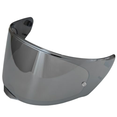 Assault Helmet Visor,Motorcycle Helmet Face Shield Compatible with Assault/Rapid/Stream/FF320/FF353/FF328/FF800 (Silver) - color: Silver
