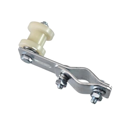 Chain Tensioner Adjuster W/8mm chain tensioner Guide wheel for 49cc 60cc 66cc 80cc Engine Motorized Bicycle Dirt Bike ATV bicycles（White） - color: white