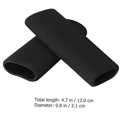 BESPORTBLE Motorcycle Handlebar Grips 4Pcs Non-Skid Sponge Covers Foam Grip Sleeves for Vibration Absorption Comfortable Motorcycle Handlebar Protection 4.72X1.37In
