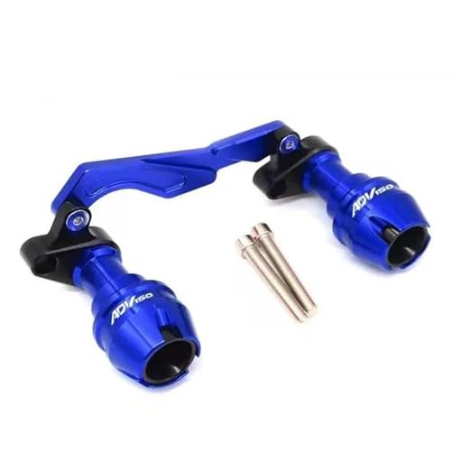 Engine Accessories Front Rear Wheel Axle Fork Crash Sliders Fall Protection for ADV150 ADV350 ADV 150 350 (Color : Rear Blue9) - color: Rear Blue9