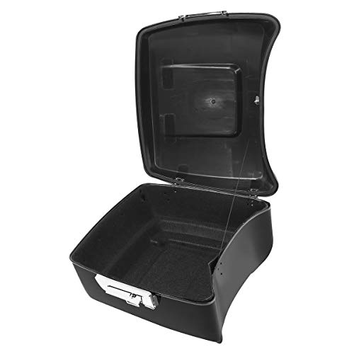 Vivid Black King Tour Luggage Trunk Backrest Mounting Rack Plate Fit for Harley 2014-2025 Touring Electra Glide CVO Street Road Glide Road King - color: Black King Trunk Backrest #02