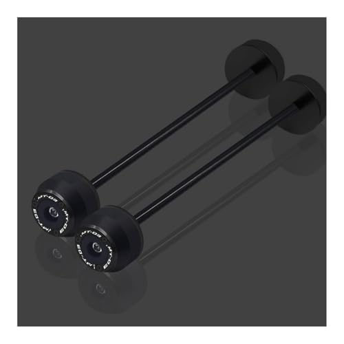Frame Sliders Rear Front Axle Fork Crash Slider Accessories for Yam&aha MT-03 MT03 2015-2022 2023 2024 Motorcycle Wheel Falling Protector - color: One pairs black