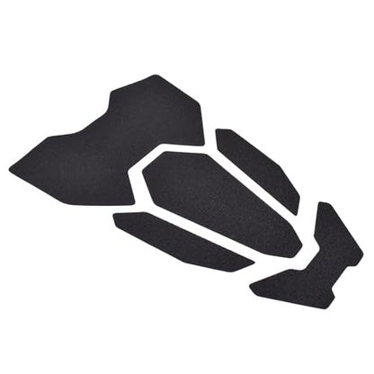 Motorcycle Side Fuel Tank Pads Protector Stickers Decal Gas Knee Grip Traction Pad Compatible for HO&N&DA CB650R/CBR650R Accessories 2019-2024 (Black)