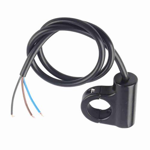 Motorcycle Headlight Handlebar Switch Control, Horn Momentary Button Universal 22mm Handlebar Mount Switch Push Button Headlight Brake Fog Lights ON/Off(ON/Off Button) - color: ON/OFF Button