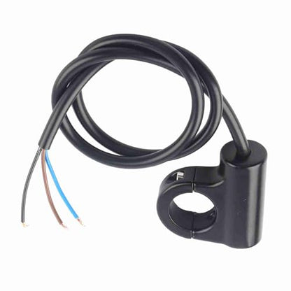 Motorcycle Headlight Handlebar Switch Control, Horn Momentary Button Universal 22mm Handlebar Mount Switch Push Button Headlight Brake Fog Lights ON/Off(ON/Off Button) - color: ON/OFF Button