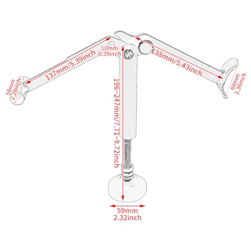 Motorcycle Stand Lift Portable Front and Rear Wheel Lift Stand Jack Fit for Most Motorcycle Wheels