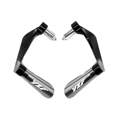Bar Handle Protector for YZF R1 YZF R3 YZF R6 Motorcycle Brake Clutch Levers Guard Protector YZF-R1 YZF-R3 YZF-R6 R125 YZF R25 R1M R1S R6S - color: Titanium